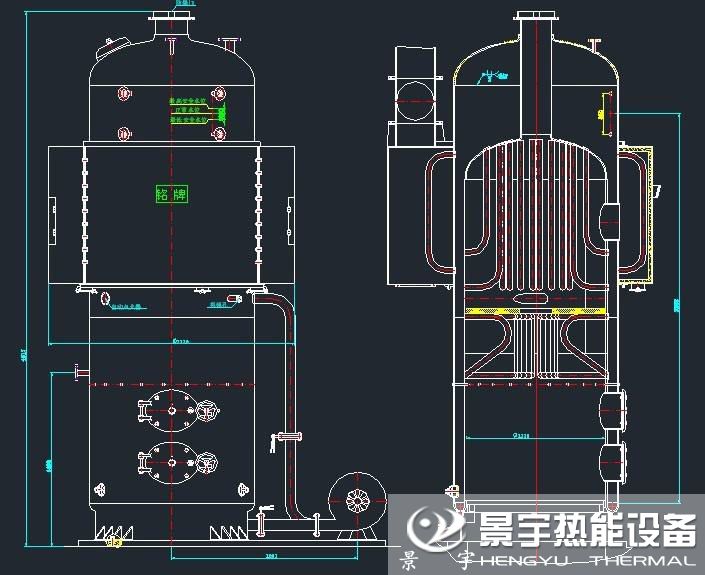 立式水管蒸汽鍋爐結(jié)構(gòu)圖